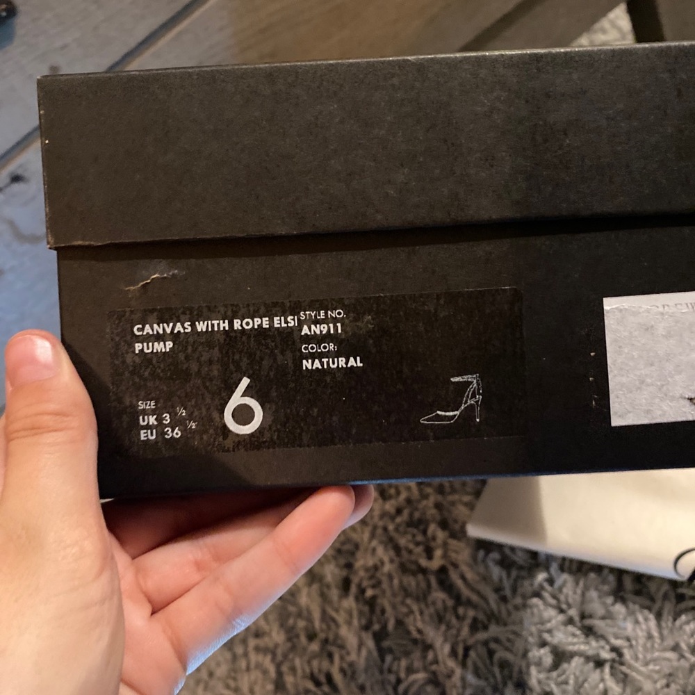 ❌SOLD❌NIB J.Crew Elsie Rope Heels Size 6 - Picture 6 of 6